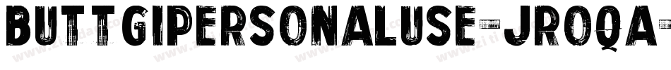 ButtgiPersonalUse-JROqa字体转换