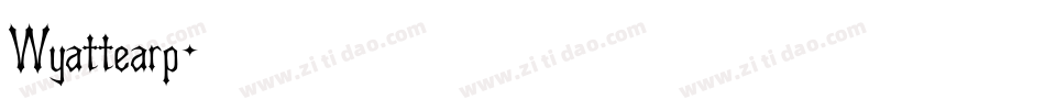 Wyattearp字体转换