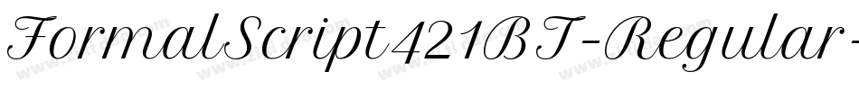 FormalScript421BT-Regular字体转换