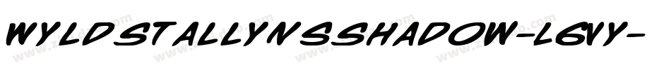 WyldStallynsShadow-L6Vy字体转换