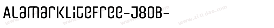 AlamarkLiteFree-J8oB字体转换