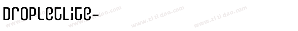 DropletLite字体转换