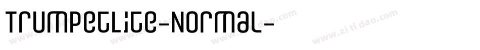 TrumpetLite-Normal字体转换