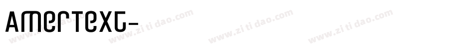 AmerText字体转换