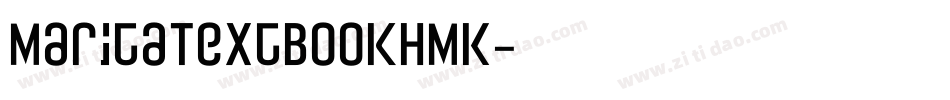 MaritaTextBookHMK字体转换