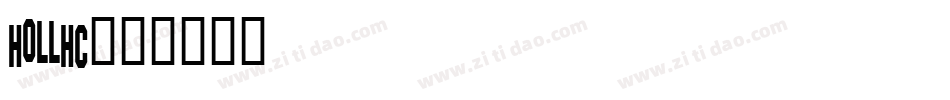 HOLLHC字体转换