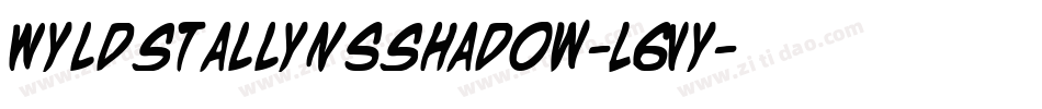 WyldStallynsShadow-L6Vy字体转换