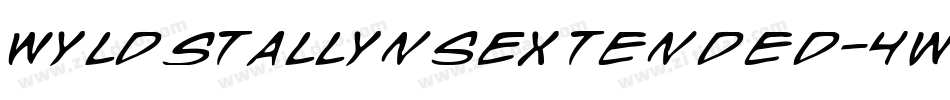 WyldStallynsExtended-4wnY字体转换