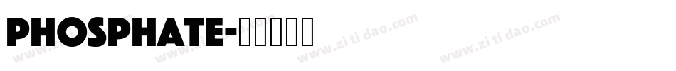 phosphate字体转换