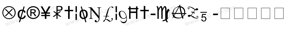 XCryptionLight-mAZ5字体转换