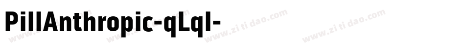 PillAnthropic-qLql字体转换