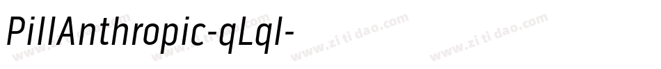 PillAnthropic-qLql字体转换