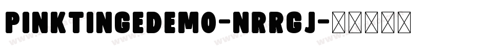PinkTingeDemo-nRrGJ字体转换