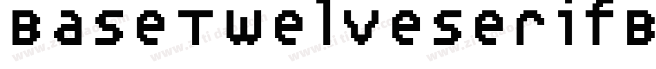 BaseTwelveSerifBI字体转换