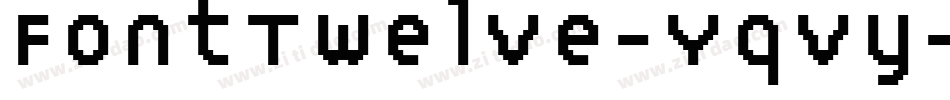 FontTwelve-Yqvy字体转换