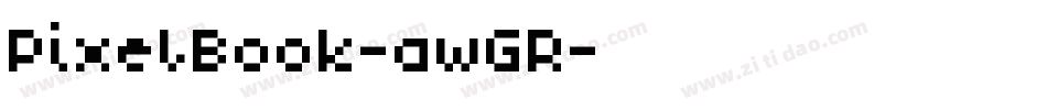 PixelBook-awGR字体转换