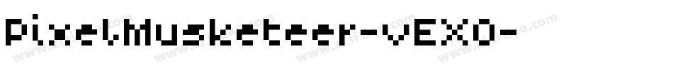 PixelMusketeer-vEXO字体转换
