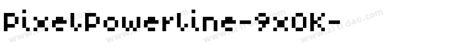 PixelPowerline-9xOK字体转换