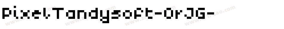 PixelTandysoft-0rJG字体转换