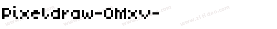 Pixeldraw-0Mxv字体转换