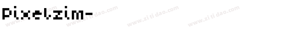 Pixelzim字体转换