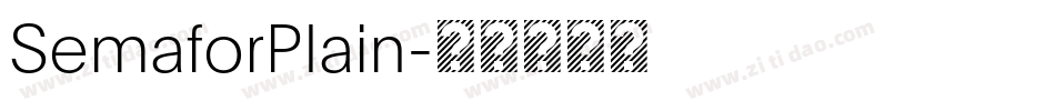 SemaforPlain字体转换