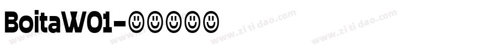 BoitaW01字体转换