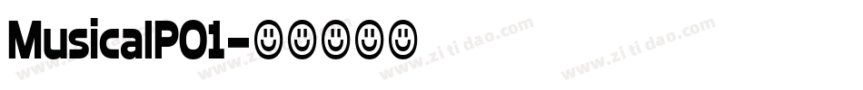 MusicalP01字体转换