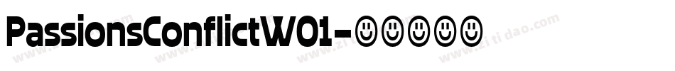 PassionsConflictW01字体转换