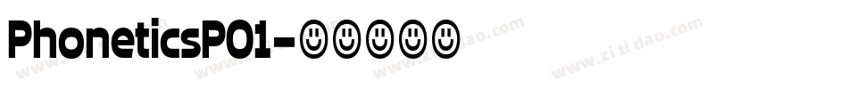 PhoneticsP01字体转换