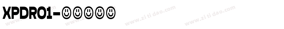 XPDR01字体转换