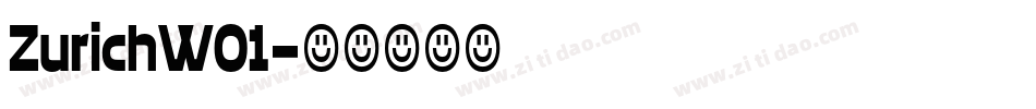 ZurichW01字体转换