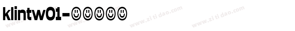 klintw01字体转换