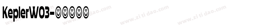 KeplerW03字体转换
