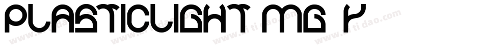 PlasticLight-Mg5v字体转换