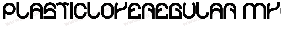 PlasticLoveRegular-MVO9v字体转换