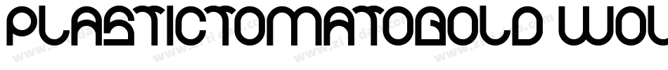 PlasticTomatoBold-wolZ字体转换