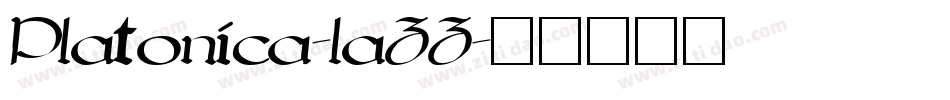 Platonica-laZZ字体转换