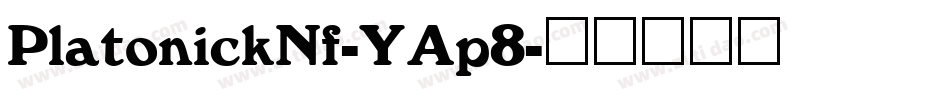 PlatonickNf-YAp8字体转换