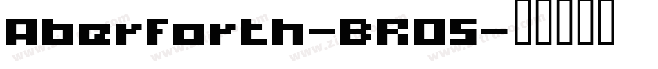 Aberforth-BR05字体转换