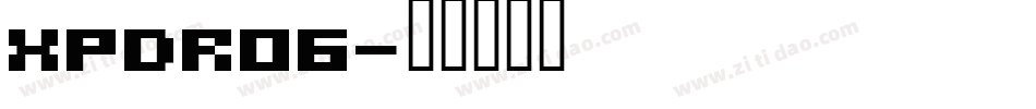 XPDR06字体转换