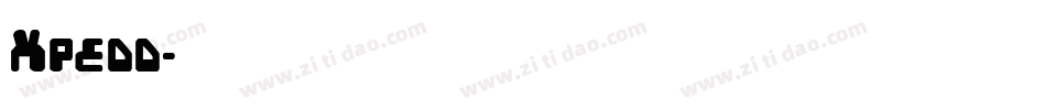 Xpedd字体转换