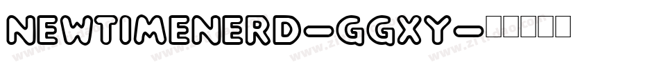 NewTimeNerd-ggxY字体转换