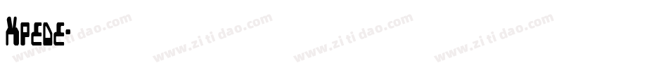 Xpede字体转换