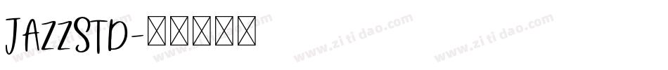 JazzStd字体转换