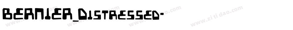 BERNIER_Distressed字体转换