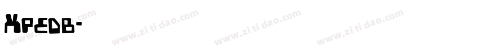 Xpedb字体转换