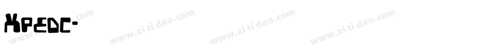 Xpedc字体转换
