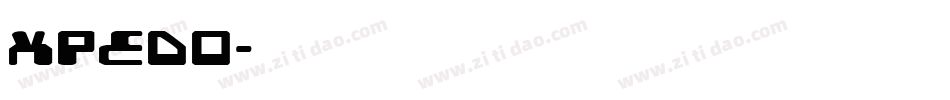 XPEDO字体转换