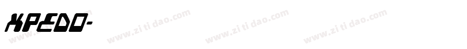 XPEDO字体转换